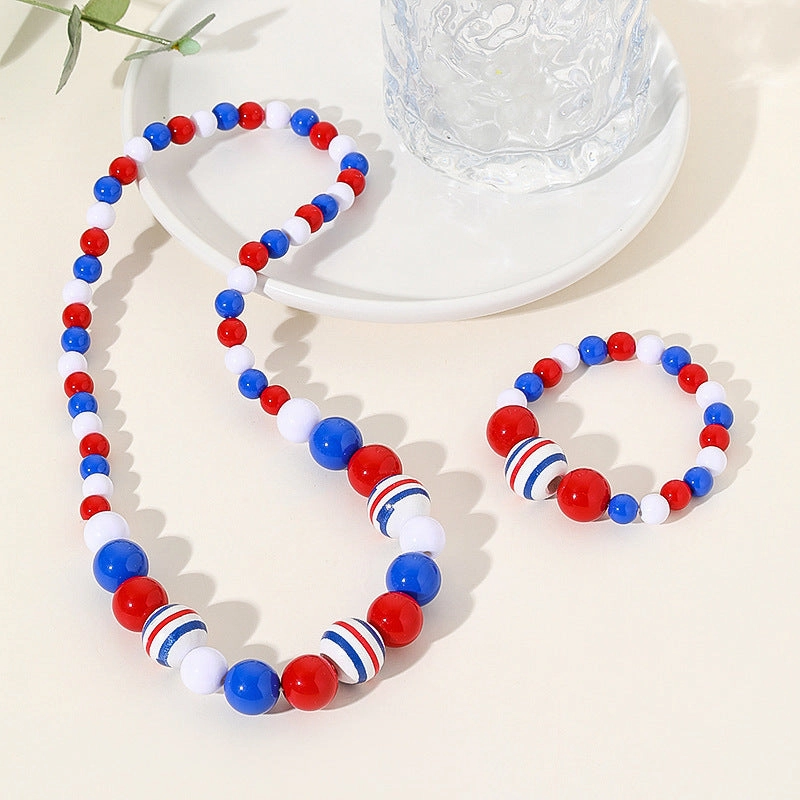 Wholesale Wooden Beads Beading Pendant Set Bracelet