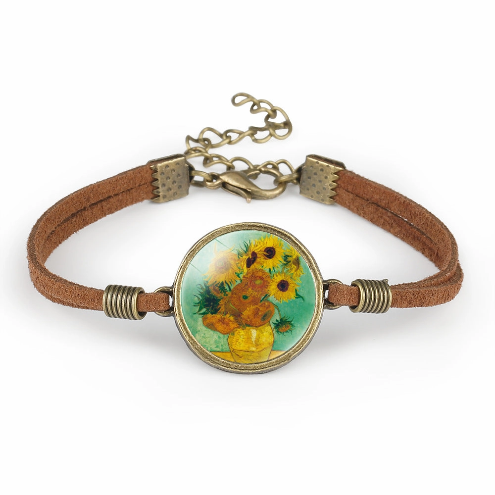 Wholesale World Famous Paintings Leather Bracelet