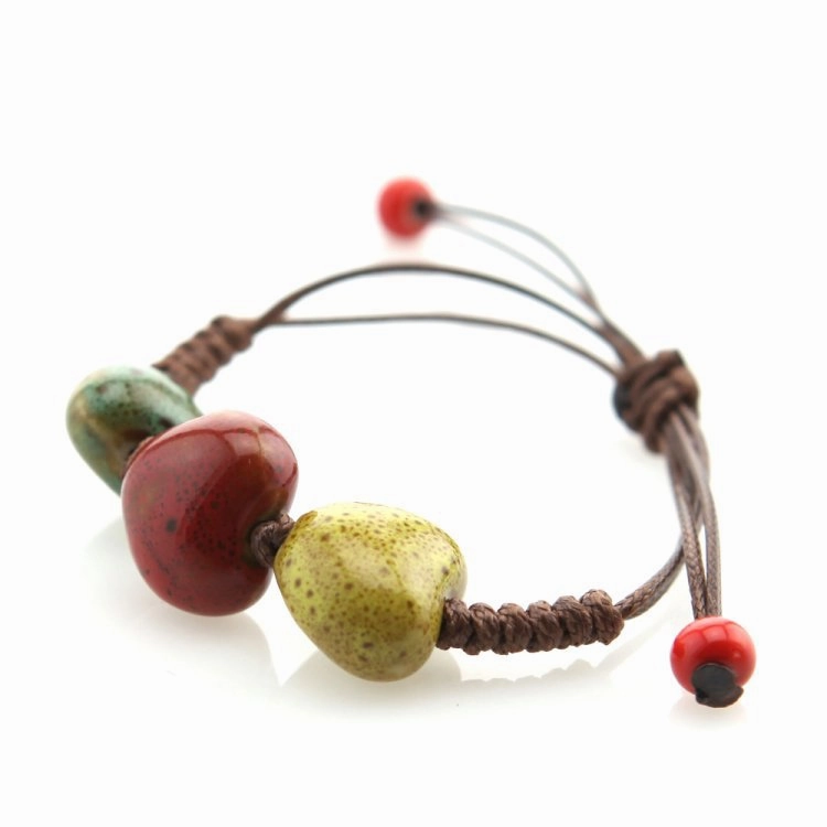 Wholesale Woven Ceramic Beaded Bracelet