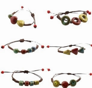 Wholesale Woven Ceramic Beaded Bracelet