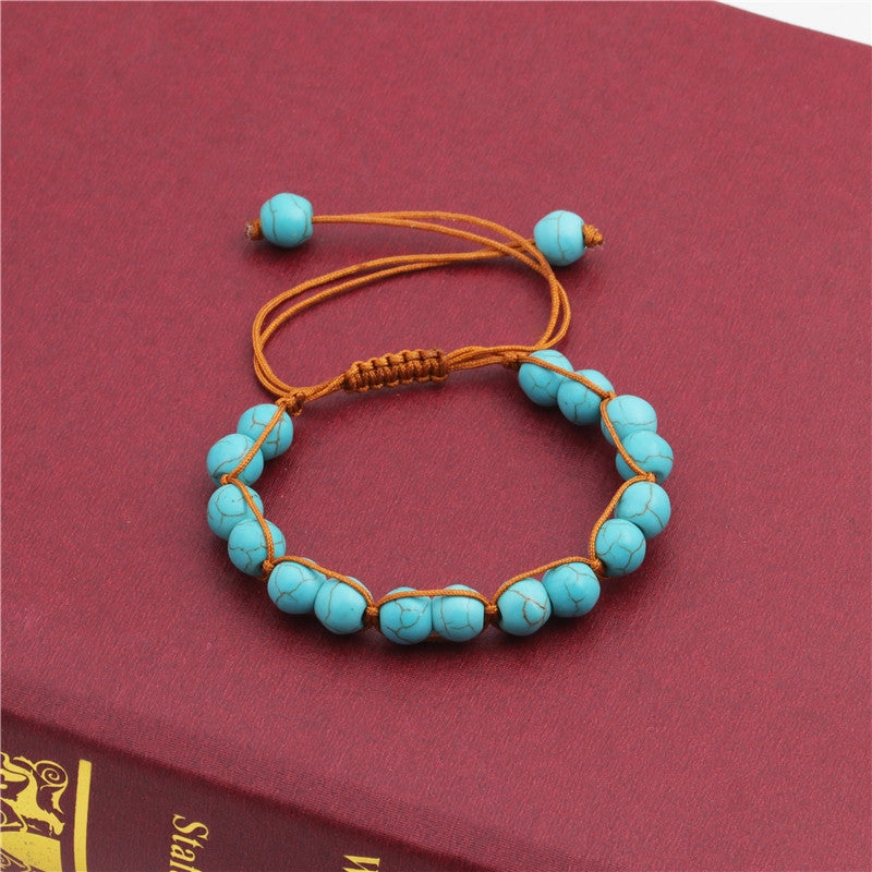 Wholesale Woven Women's Turquoise Bracelet