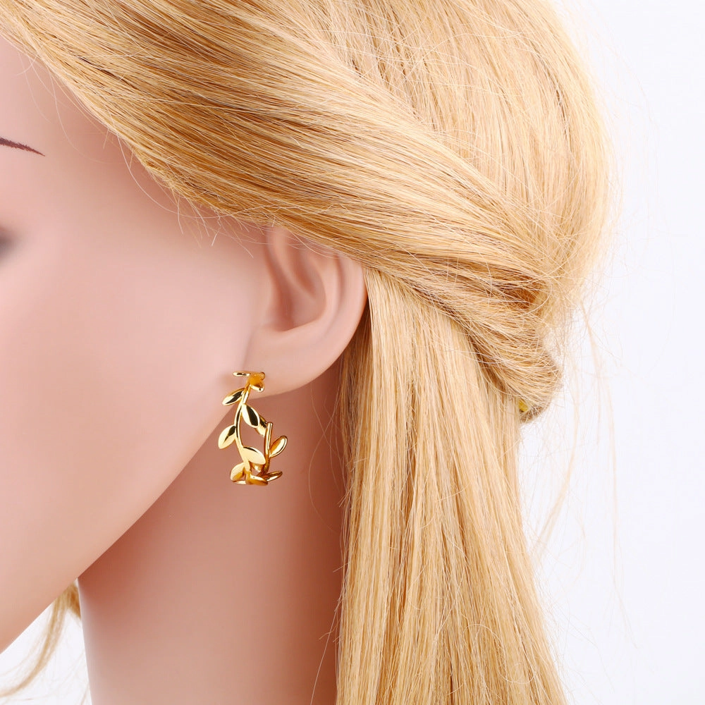Wholesale y2k Liquid Personalities Copper Earrings