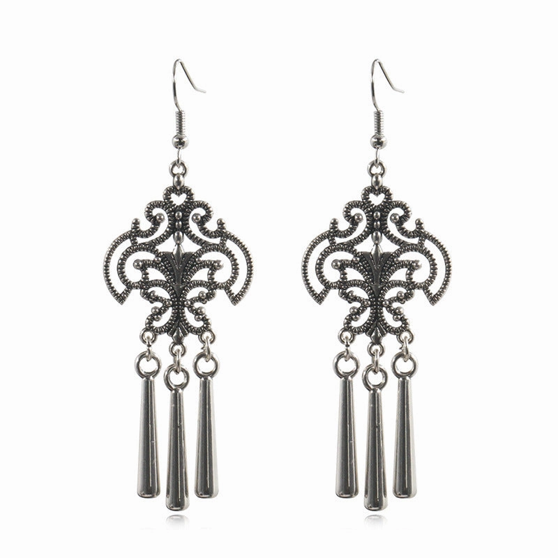 Wholesale Yunnan Miaofeng Tibetan Silver Copper Earrings