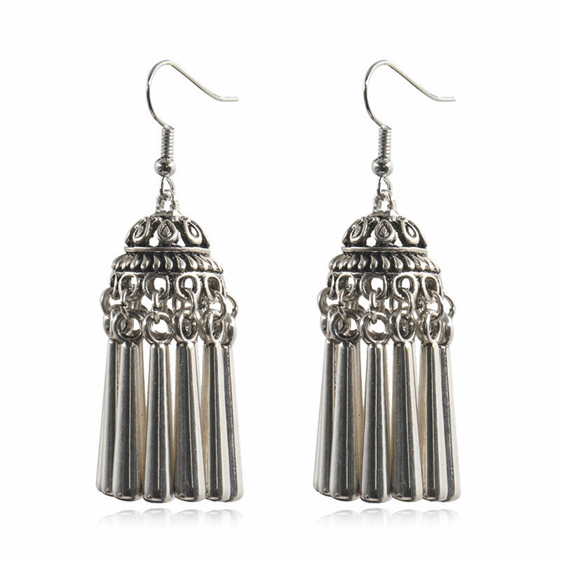 Wholesale Yunnan Miaofeng Tibetan Silver Copper Earrings
