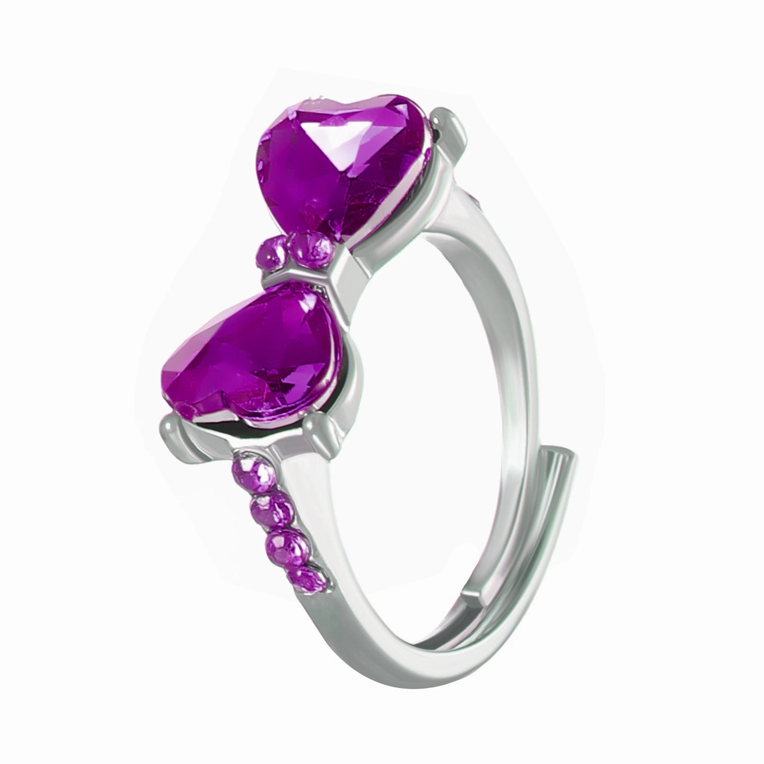 Wholesale Zircon Bow Alloy Rings