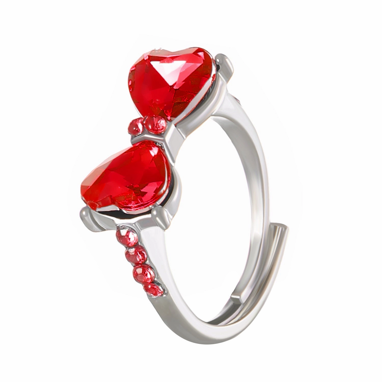 Wholesale Zircon Bow Alloy Rings