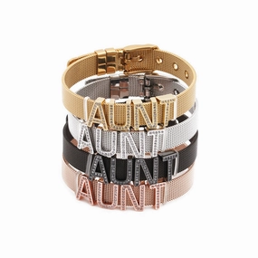Wholesale Zircon DIY 10mm Stainless Steel Bracelet