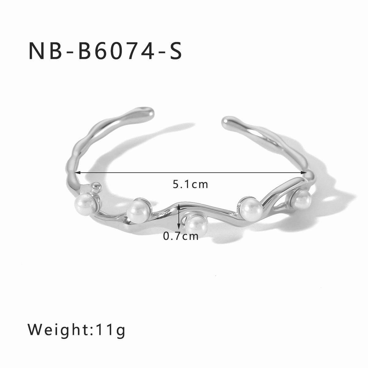 Wholesale Zircon Heart Quadrilateral Geometric White Zircon Green Zircon Titanium Steel Real Gold Electroplating Color-preserving Bracelet