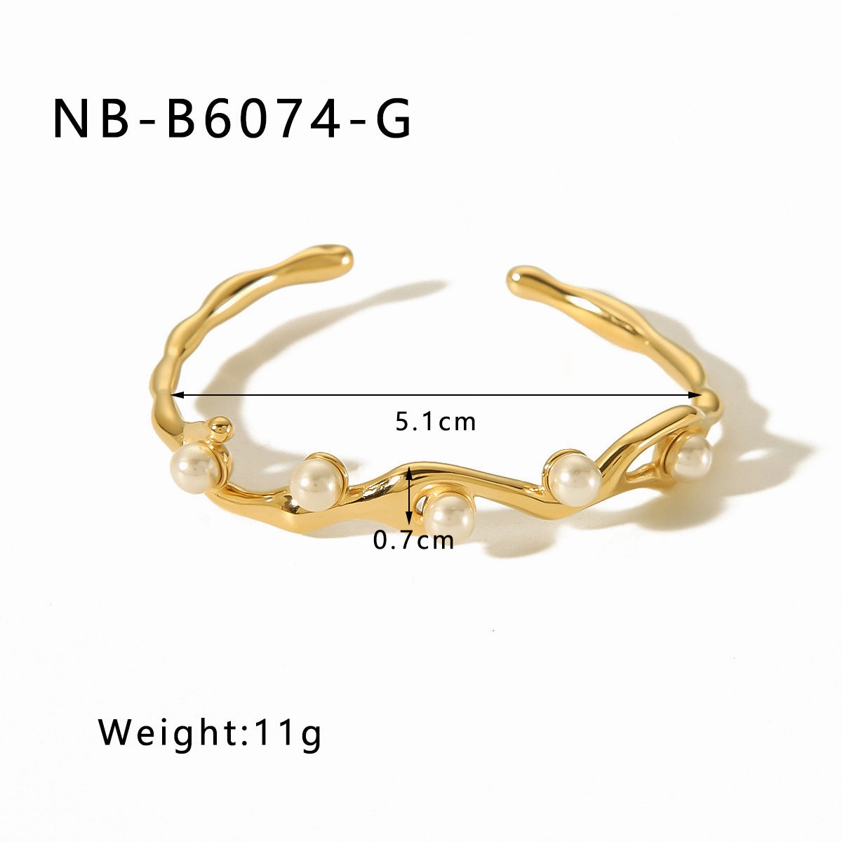Wholesale Zircon Heart Quadrilateral Geometric White Zircon Green Zircon Titanium Steel Real Gold Electroplating Color-preserving Bracelet
