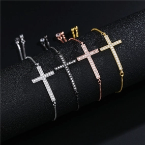 Wholesale Zircon Micro Inlaid Copper Bracelet