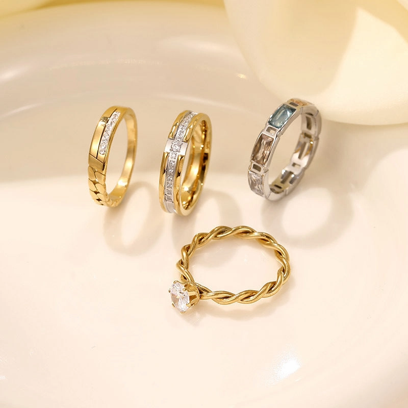 Wholesale Zircon Rose Gold Ring