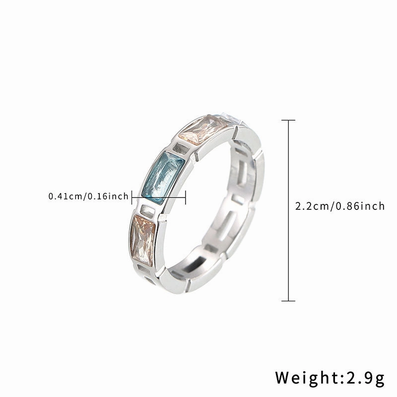 Wholesale Zircon Rose Gold Ring