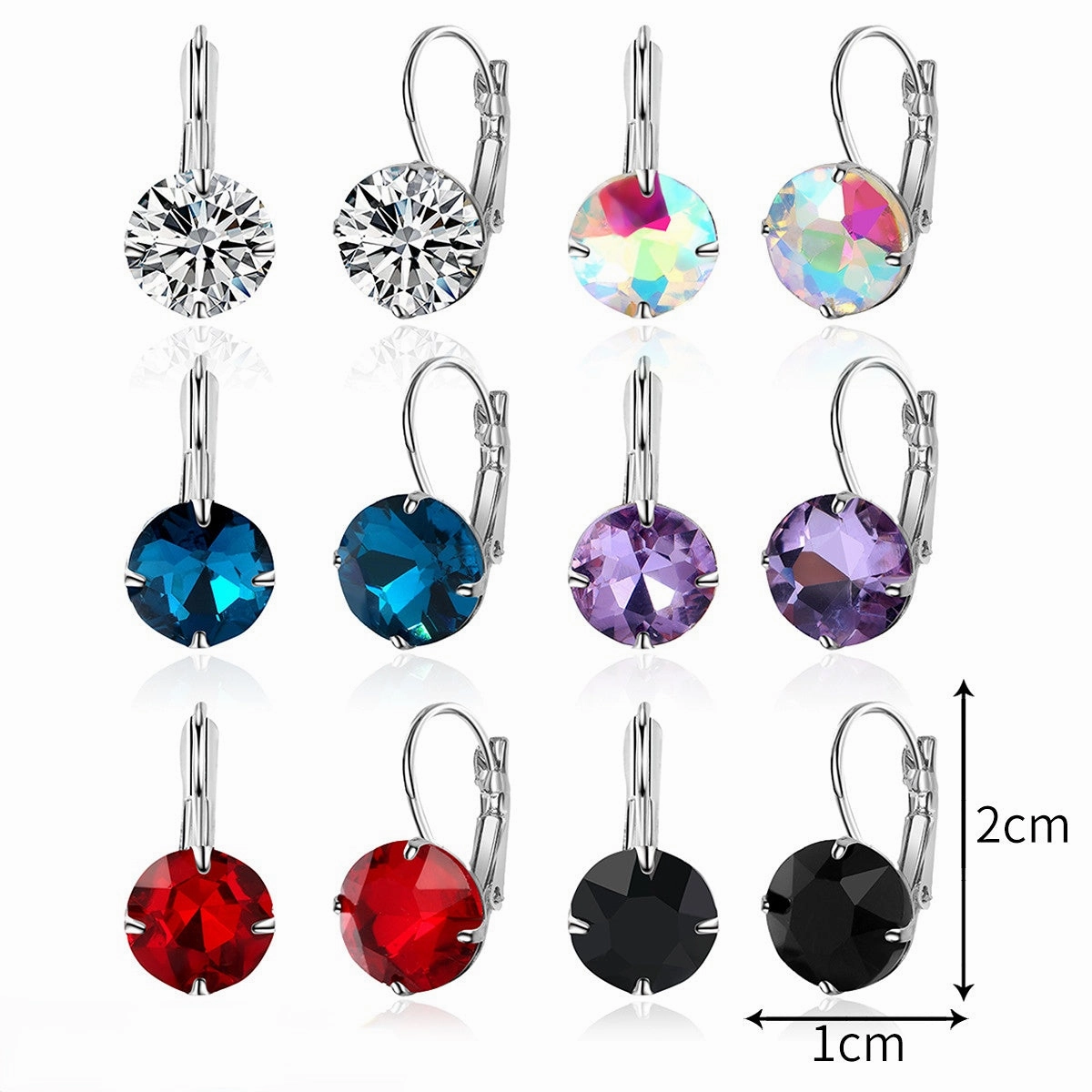 Wholesale Zirconia Alloy Earrings Set