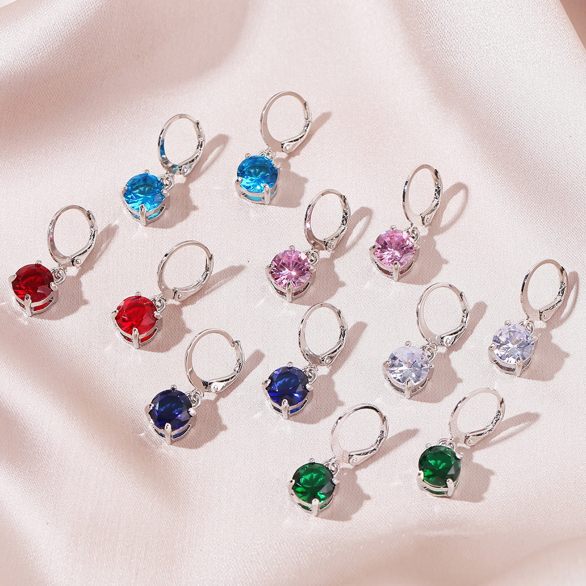 Wholesale Zirconia Alloy Earrings Set